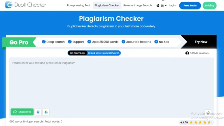 Duplichecker Free Plagiarism Checker