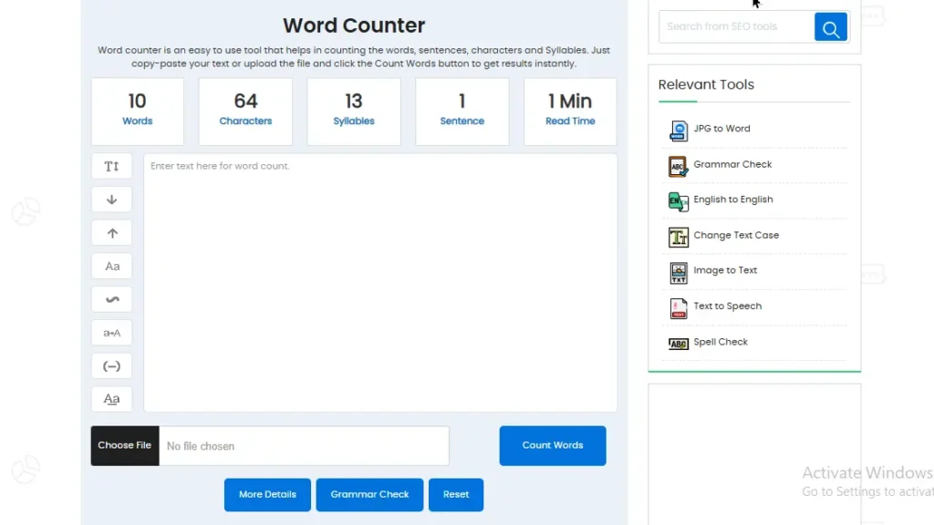 Duplichecker Free Word Counter