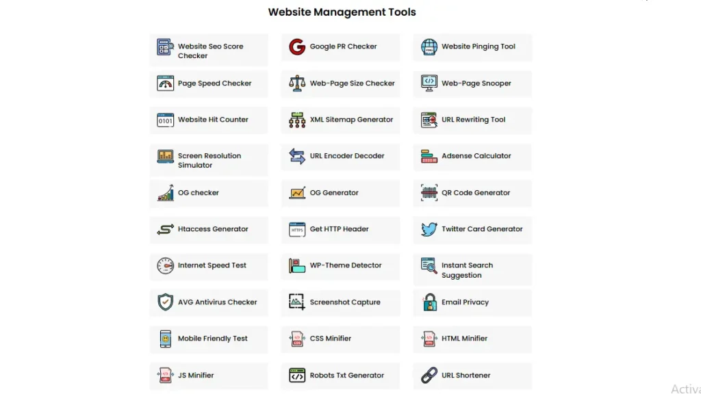 free online seo tools