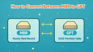 How to convert MBR to GPT | Without D...