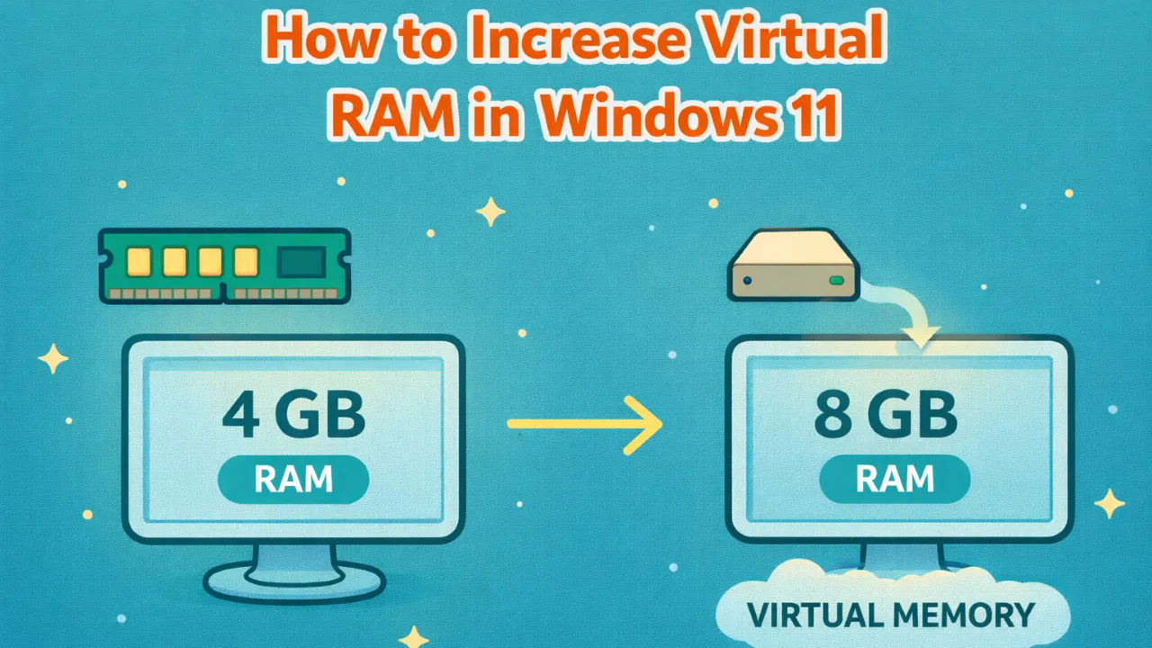 How to increase virtual memory in windows 11